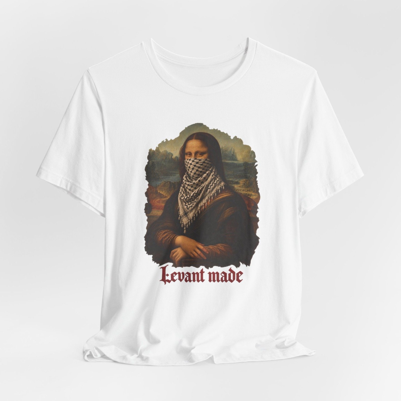 Mona Lisa With Kuffieh -  Tshirt US