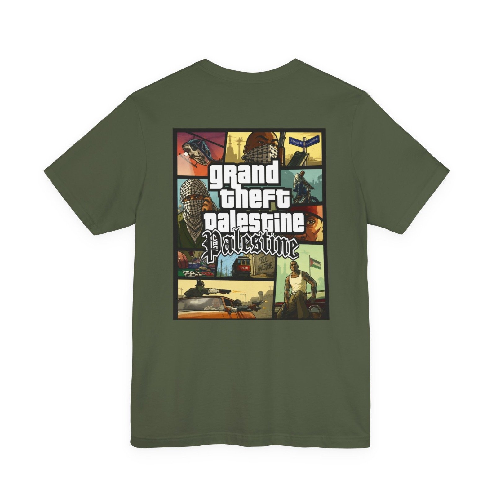 Grand Theft Palestine Tshirt US