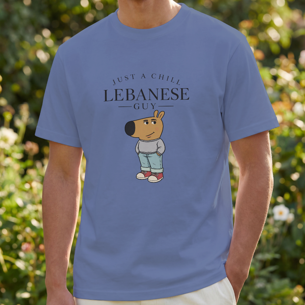 20260912211055-1f1aeee7-1530-6e10-8b53-b2eb5b3fade5.png Just a Chill Lebanese Guy T-Shirt US