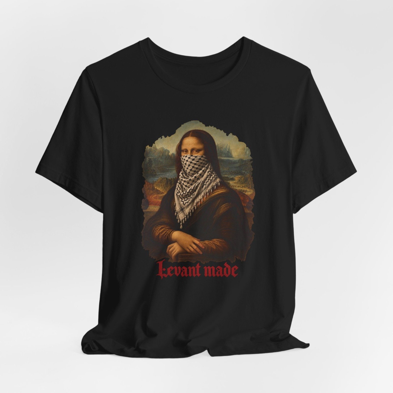 Mona Lisa With Kuffieh -  Tshirt US