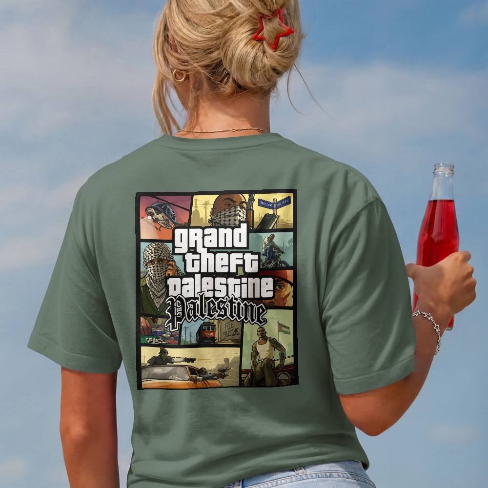 Grand Theft Palestine Tshirt US